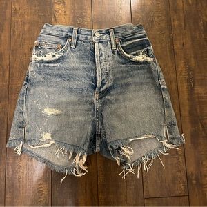 Gently worn Agolde shorts.